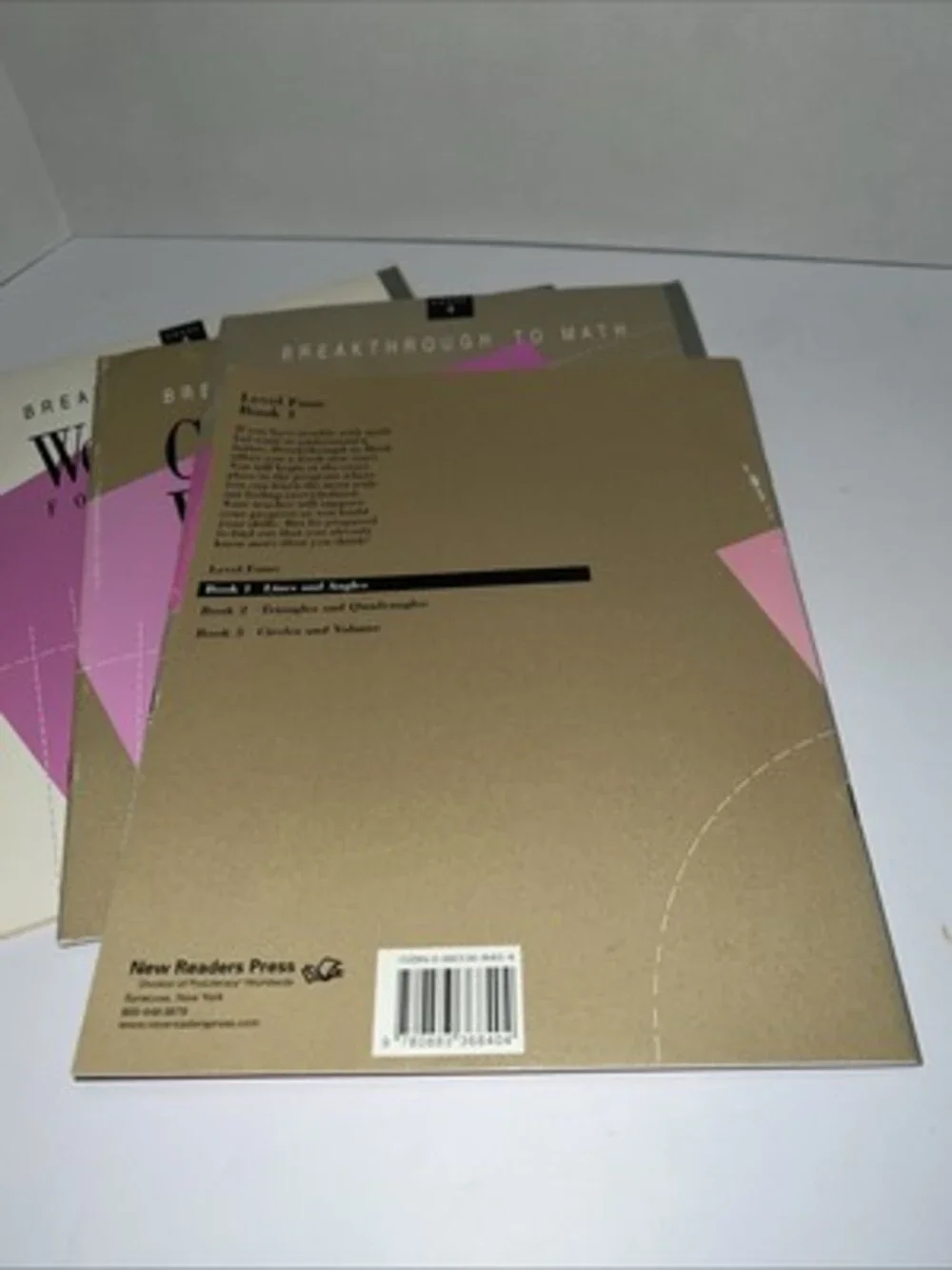 Breakthrough To Math Level 4 Set With Workbook (drawn On Back)